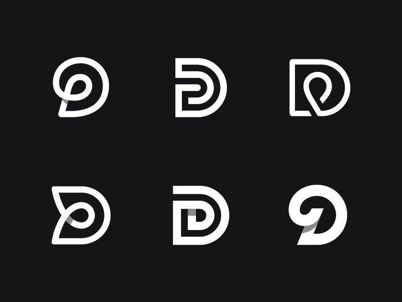 White D Logo - D Versions | Logo and Branding Identity | Logo design, Logos, Logo ...
