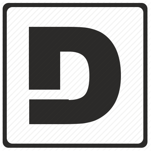 White D Logo - D Letter Logo Png - Free Transparent PNG Logos