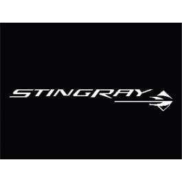 Corvette C7 Stingray Logo - Corvette Stadium Knit Blanket With Horizontal C7 Stingray Logo ...