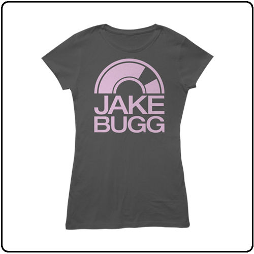 Jake Bugg Logo - Jake Bugg | Pink Logo Baby Doll (Charcoal) | Jake Bugg