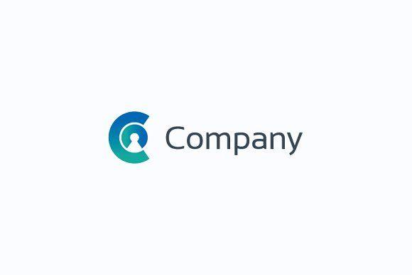 C Company Logo - C company letter person logo ~ Logo Templates ~ Creative Market