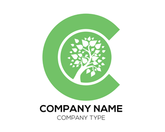 C Company Logo - C Name Company Designed