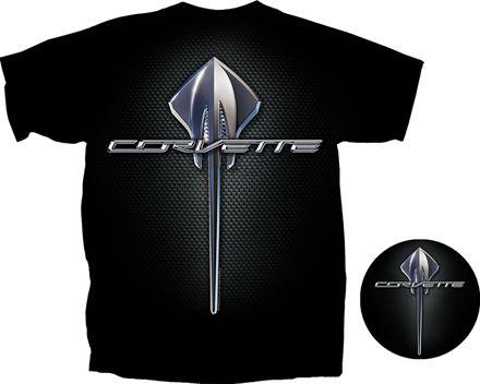 Corvette C7 Stingray Logo - C7 Corvette Stingray Logo T-Shirt-ChevyMall