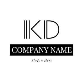 White D Logo - Free K Logo Designs | DesignEvo Logo Maker
