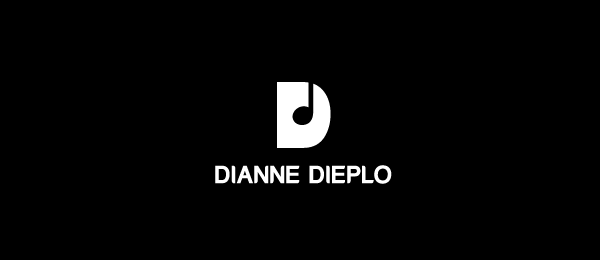White D Logo - Cool Letter D Logo Design Inspiration