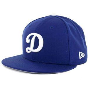 White D Logo - New Era 5950 Los Angeles Dodgers D Logo Fitted Hat Royal White