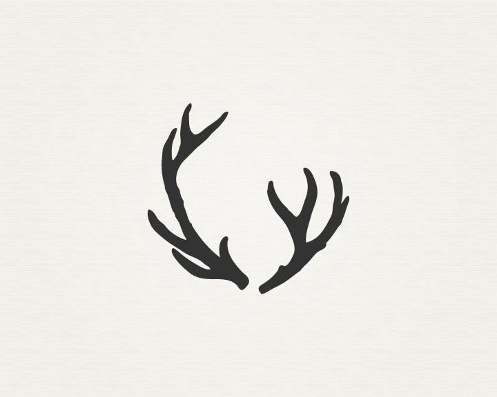 Antler Logo - Picture of Elk Antler Logo
