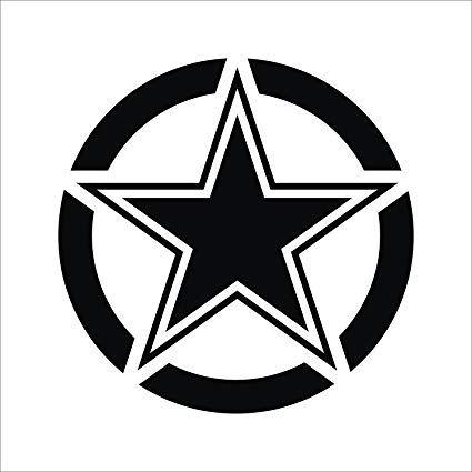 Star Logo - CVANU Star Logo For Royal Enfield Bullet Sticker- Classic 350 Bike ...