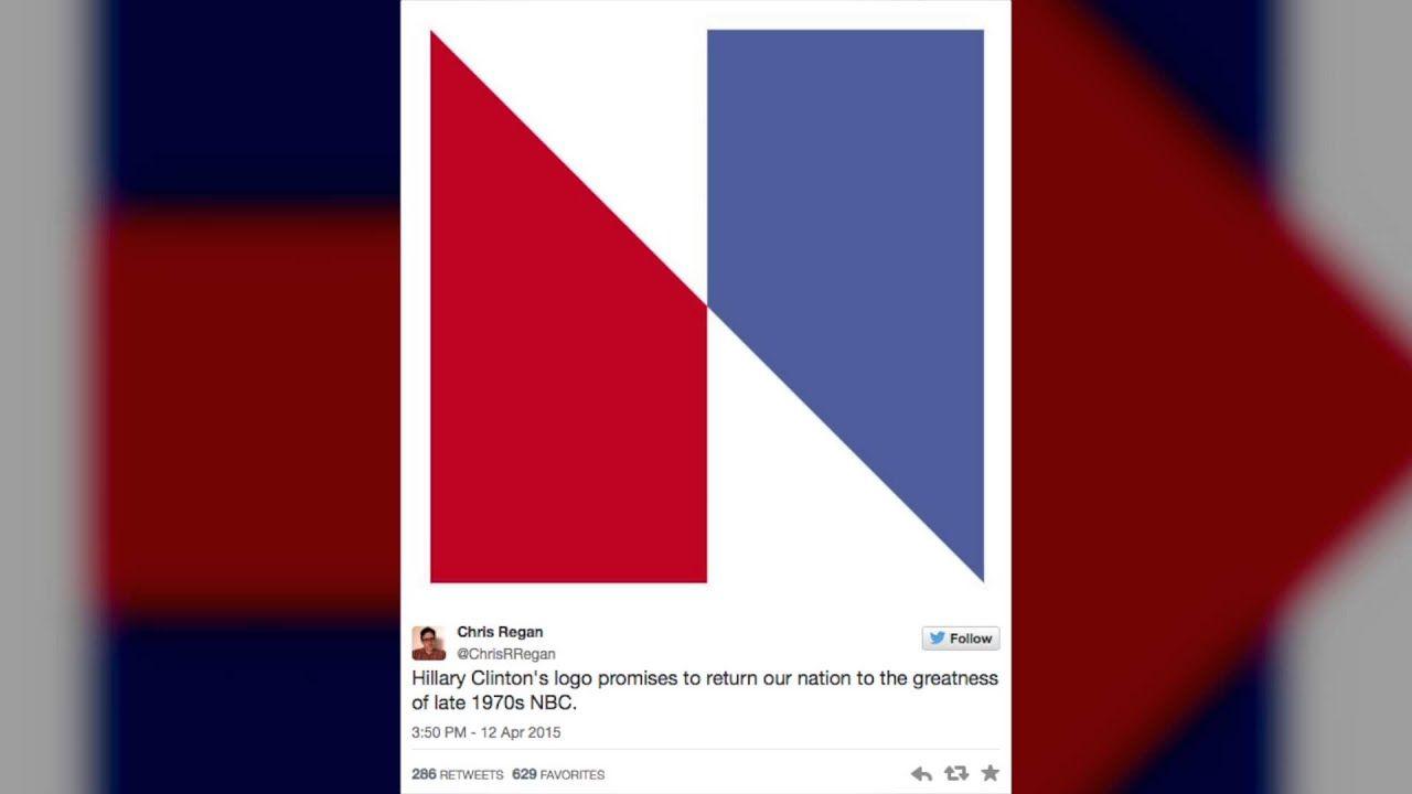 Clinton Maroons Logo - 10 things Twitter users compared Hillary Clinton's campaign logo to ...