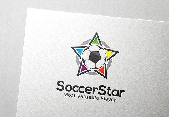 Ball Star Logo - Soccer Star Logo ~ Logo Templates ~ Creative Market