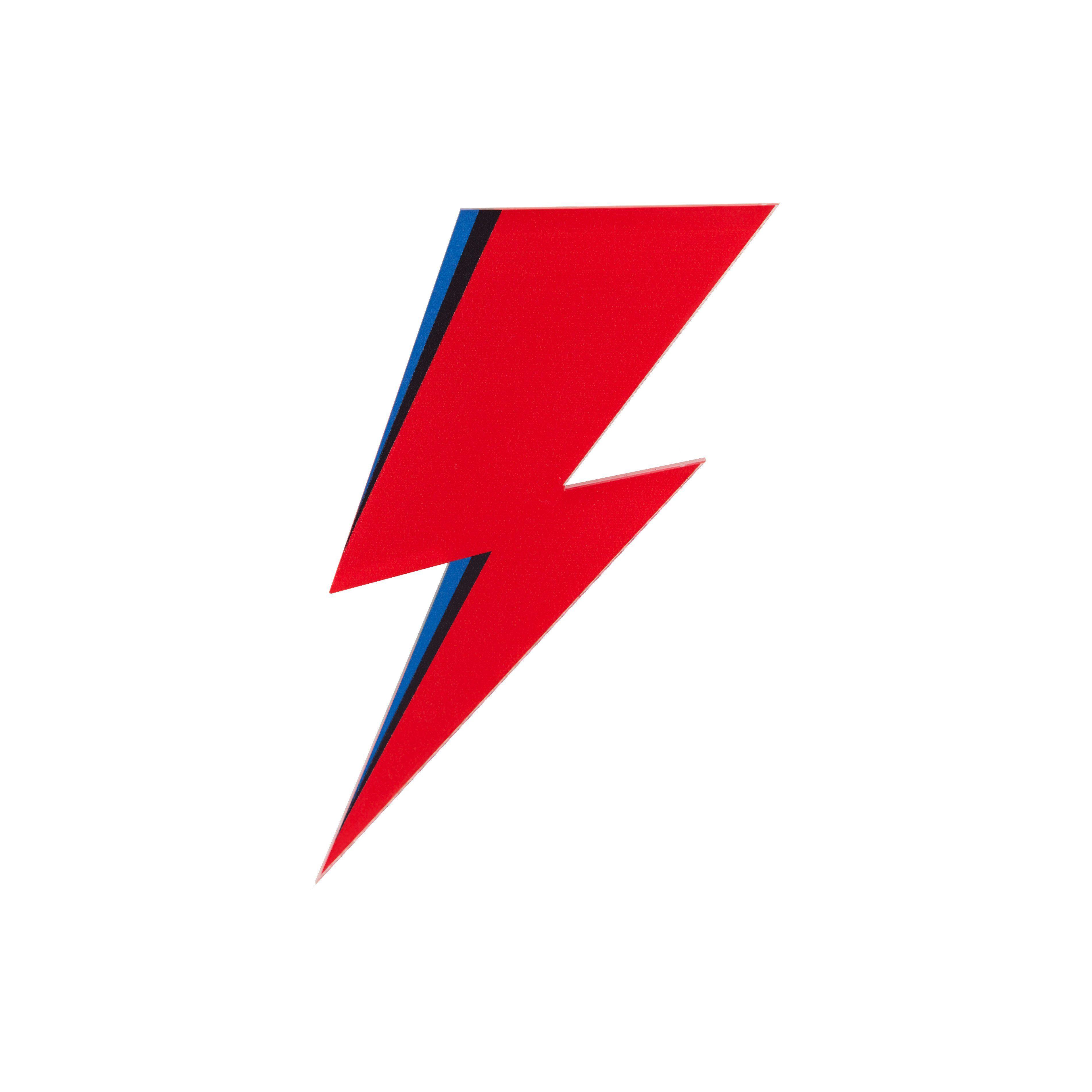 David Bowie Logo - David Bowie Aladdin Sane Flash Acrylic Brooch - BALTIC Shop