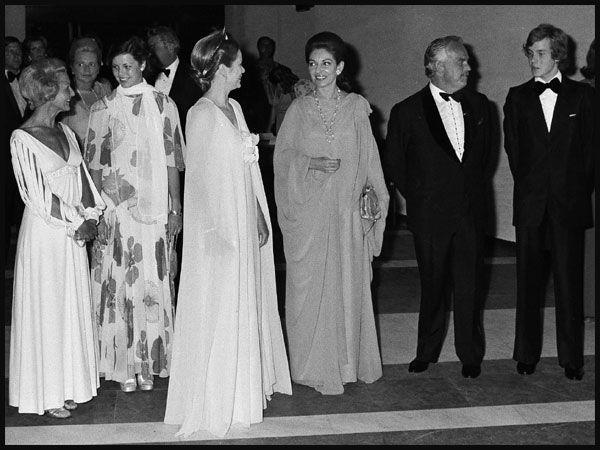 White with Red Cross Ball Logo - Monaco Red Cross Ball Benefit with special guest Maria Callas, 1974 ...