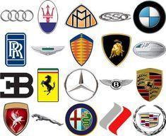 Exotic Car Emblems Logo - Luxury Car Logos #branding | Branding Identity | Luxury Cars, Cars ...