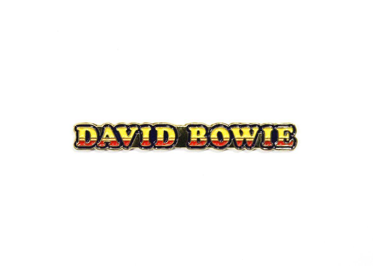 David Bowie Logo - David Bowie Ziggy Stardust Logo Enamel Pin