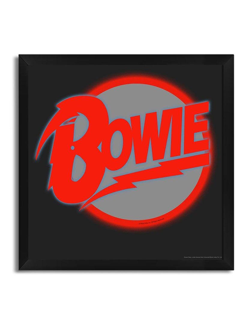 David Bowie Logo - Buy David Bowie Logo Framed Poster (without Glass)