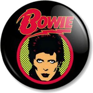 David Bowie Logo - DAVID BOWIE FLASH LOGO 2 25mm 1