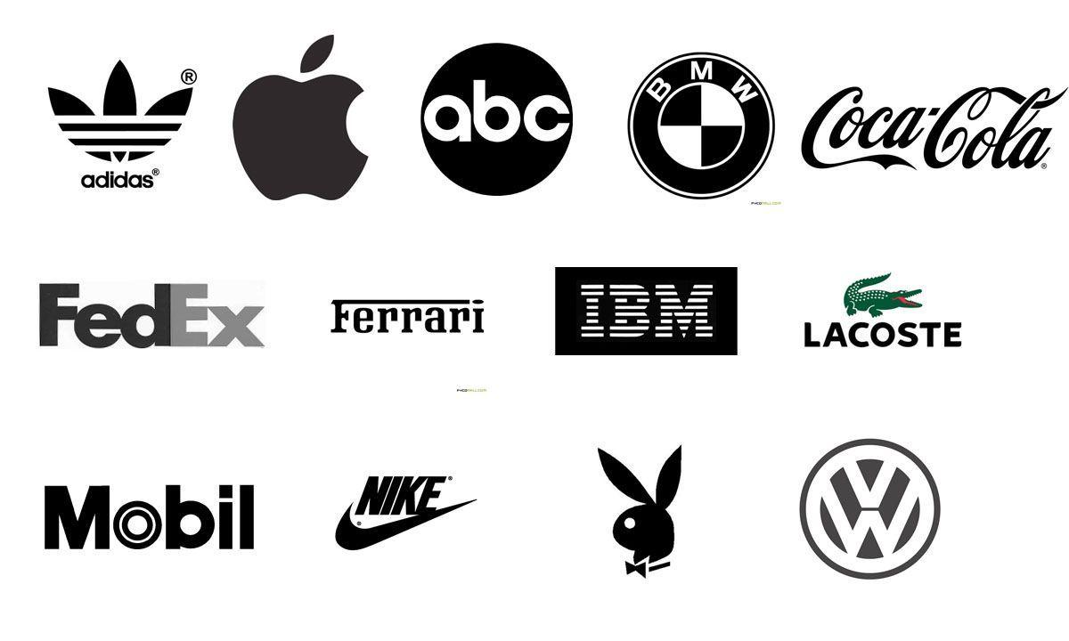 Popular Black Logo - Image result for famous black and white logos | Kvartira | Logos ...