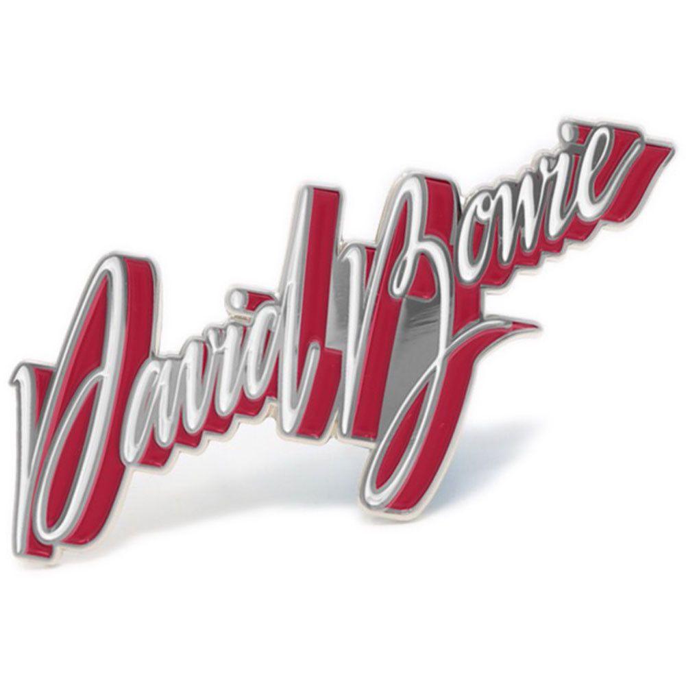 David Bowie Logo - David Bowie 'Young Americans' Logo Pewter Pin Badge - Rockabilia