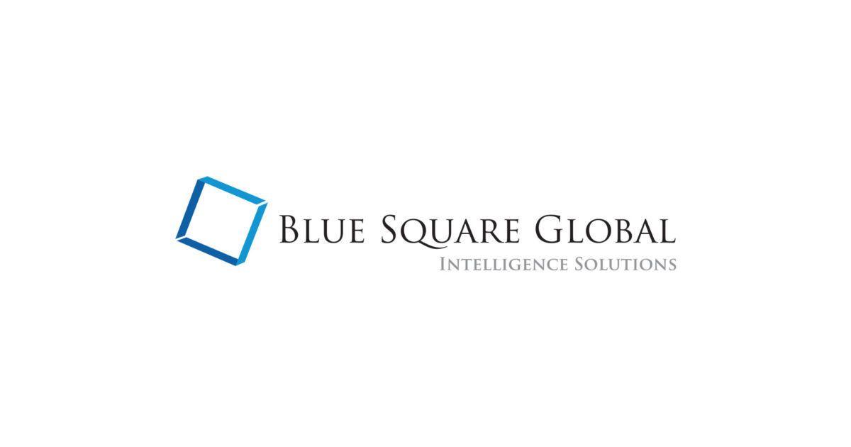 White and Blue Square Brand Logo - Blue Square Global