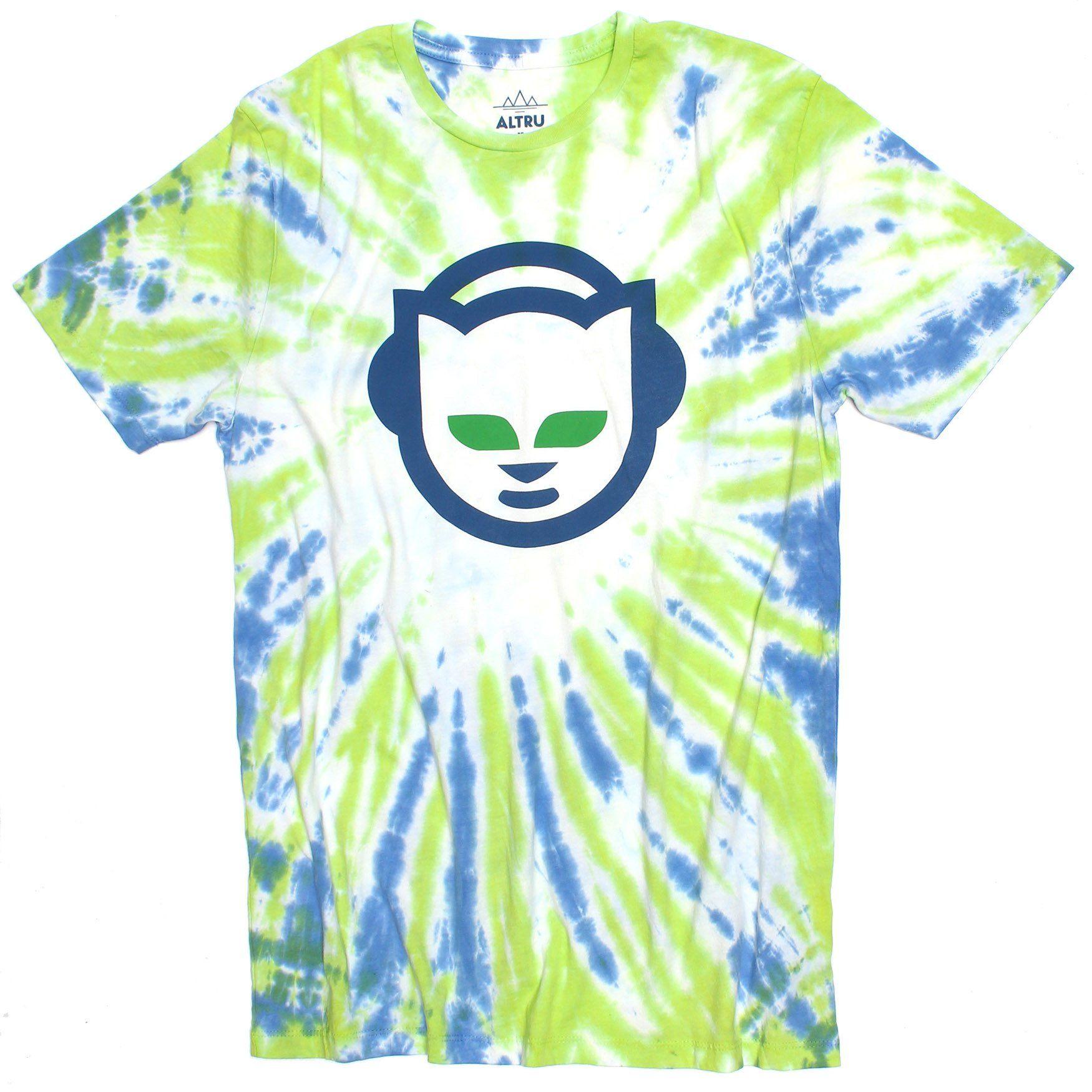I Can Use Napster Logo - Napster Logo Tie Dye Graphic Tee (S Only) - Altru Apparel