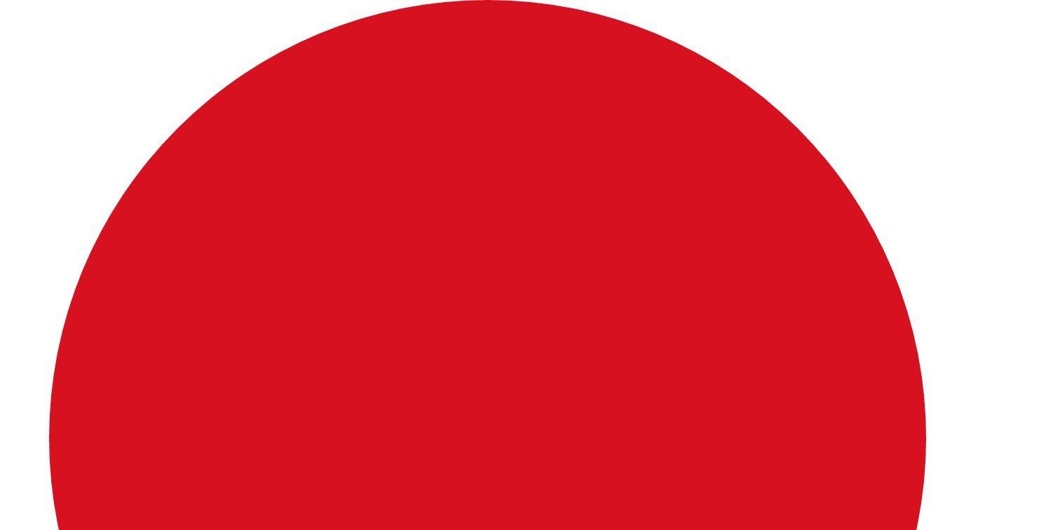 Half Red Circle Logo - Eye Test: What do you see in this red circle?