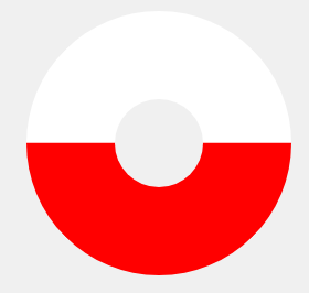Half Red Circle Logo - How To Make Spinning Half Circles In CSS