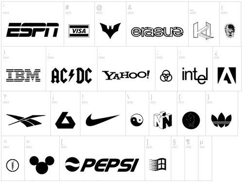 Black and White Famous Logo - Logo Collection: Famous Logos