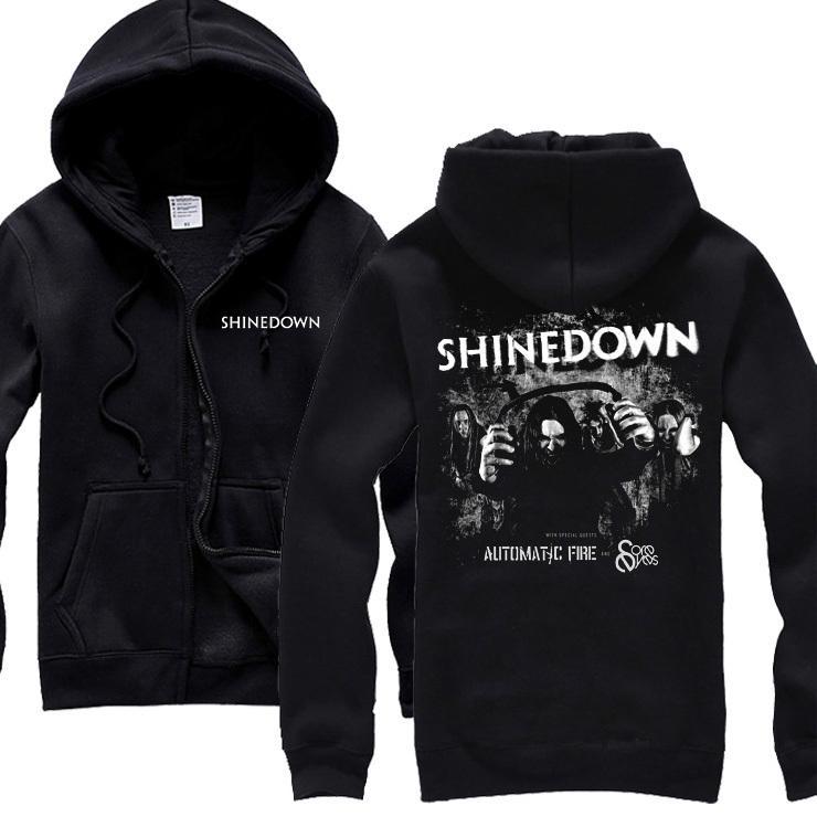 Shinedown Logo - New-Godsmack-Shinedown Logo XXL Black Hoodie Hoodies & Sweatshirts ...