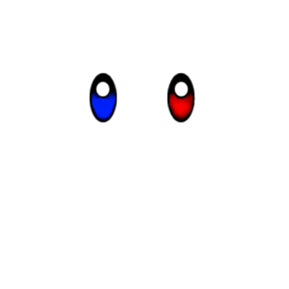 Half Red Circle Logo - Half Red Blue Eyes