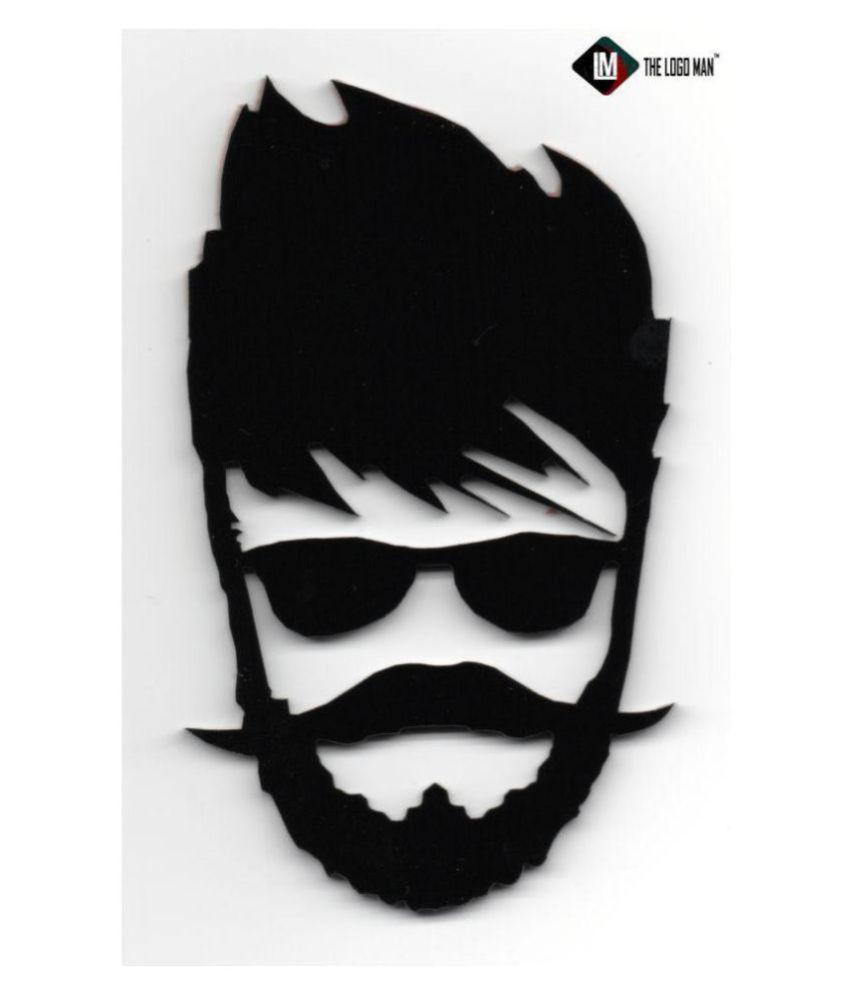 Black G Logo - The Logo Man Decals & Stickers Black: Buy The Logo Man Decals ...