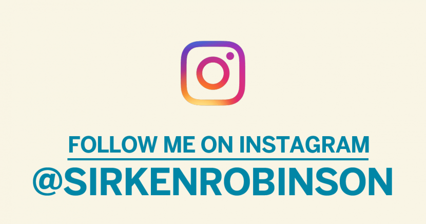 Follow Me On Instagram Logo - Follow me on my new Instagram - Sir Ken Robinson