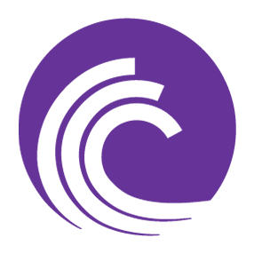 Waves White with Purple Circle Logo - Purple Circle Logo With White Waves - Clipart & Vector Design •