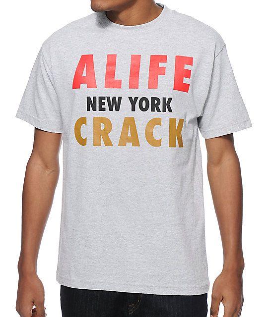Alife NY Logo - Alife New York Crack T-Shirt | Zumiez