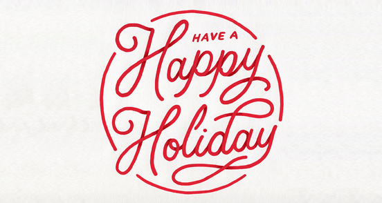 Happy Holidays Logo - Have a Happy Holiday | Logo Design | The Design Inspiration ...