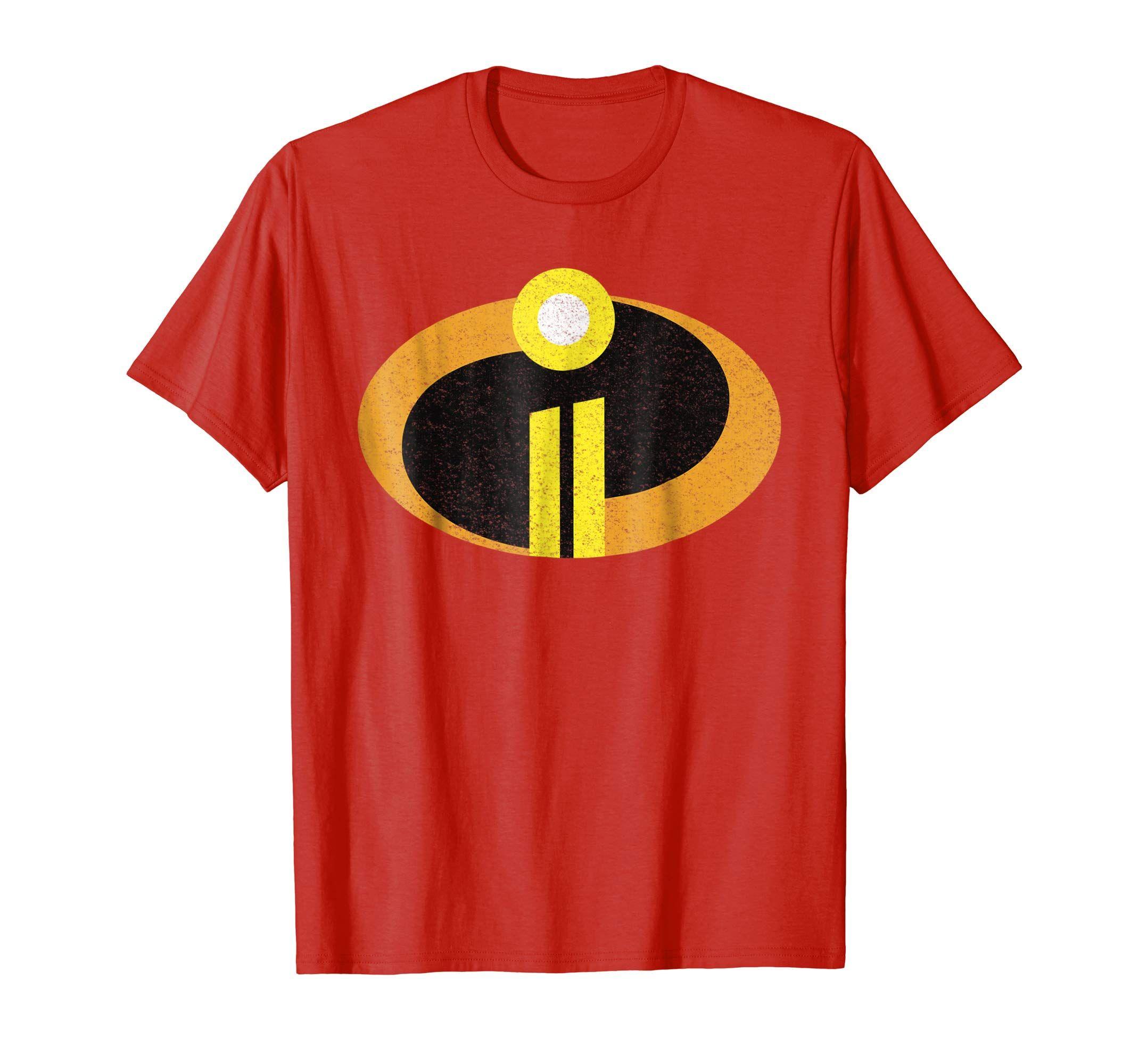 Disney Pixar The Incredibles Logo - Amazon.com: Disney Pixar Incredibles 2 Logo Graphic T-Shirt: Clothing