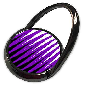 Waves White with Purple Circle Logo - 3DRose BlakCircleGirl Wave