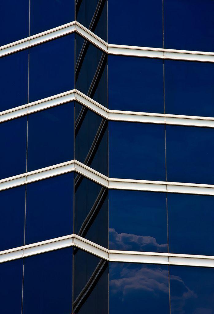 Building Blue and White Line Logo - Blue and White Lines. Gem Terrace Office Building