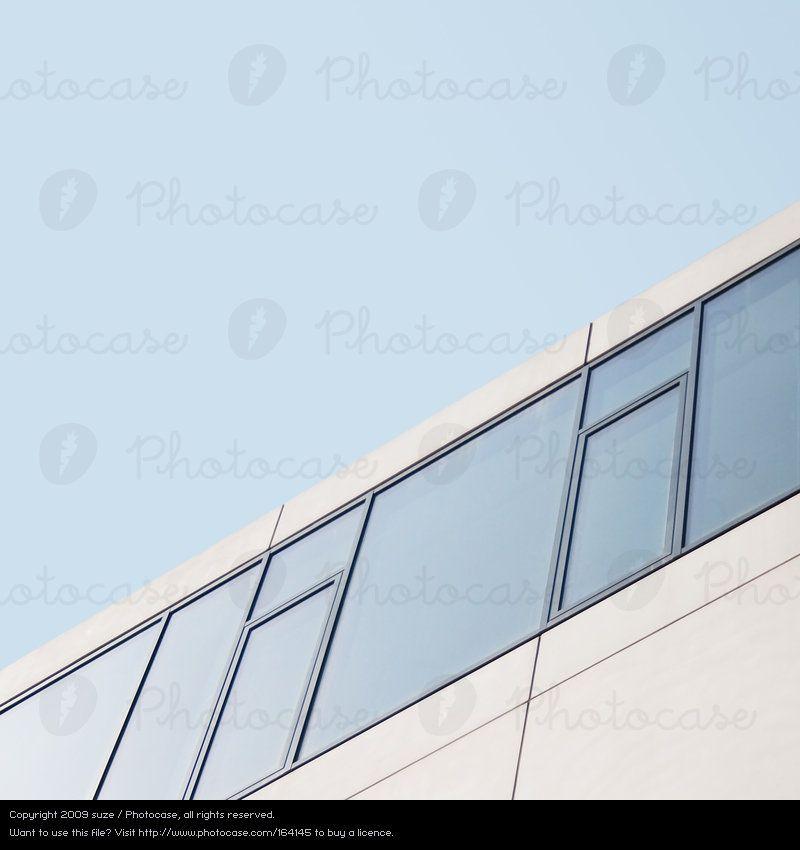 Building Blue and White Line Logo - Blue White Window Royalty Free from Photocase