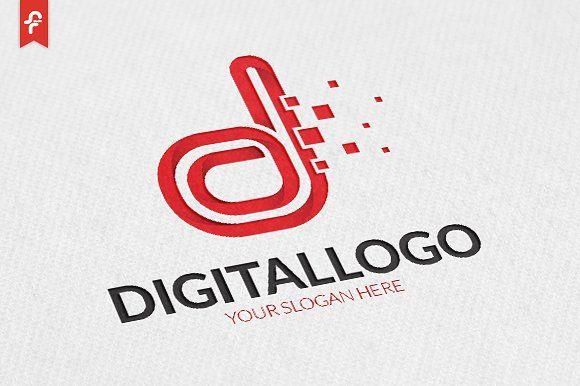Digital Logo - Digital Logo ~ Logo Templates ~ Creative Market