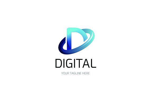 Digital Logo - Digital Logo Template ~ ~ Creative Daddy