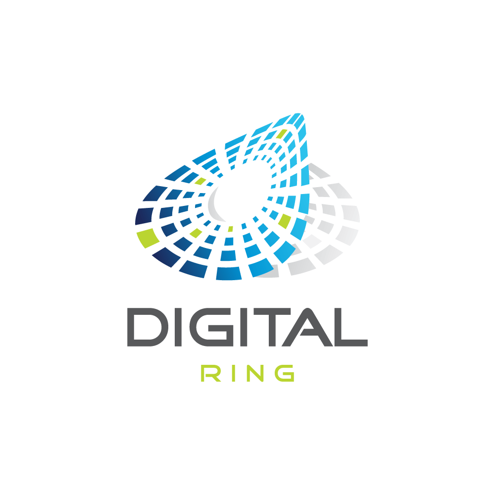 Digital Logo - Digital Ring Logo Design | Logo Cowboy