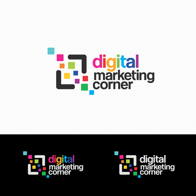 Digital Logo - Modern, Colourful Logo design for Digital Marketing Corner | Logo ...