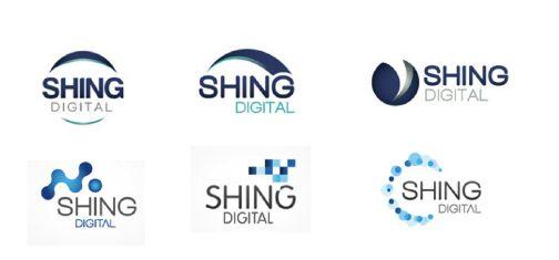 Digital Logo - Shing Digital – Logo, Graphic Design and Sales Materials « Sparktank ...
