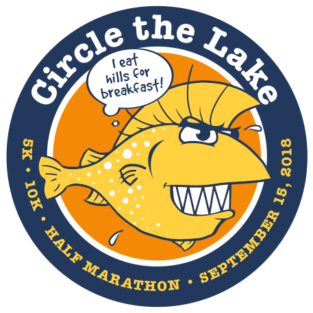 Circle Lake Logo - Circle the Lake Half Marathon, 10K, and 5K. CIRCLE LAKE ASSOCIATION