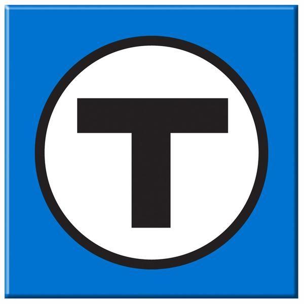 Blue T Logo - MBTA 