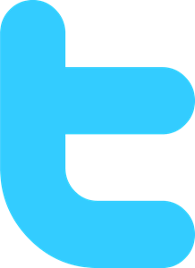 Blue T Logo - Twitter t Logo Vector (.EPS) Free Download