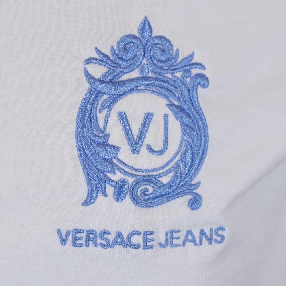 Blue T Logo - VERSACE JEANS Versace Jeans Blue VJ Logo T Shirt