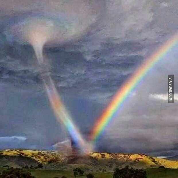 Rainbow Tornado Logo - Rainbow tornado