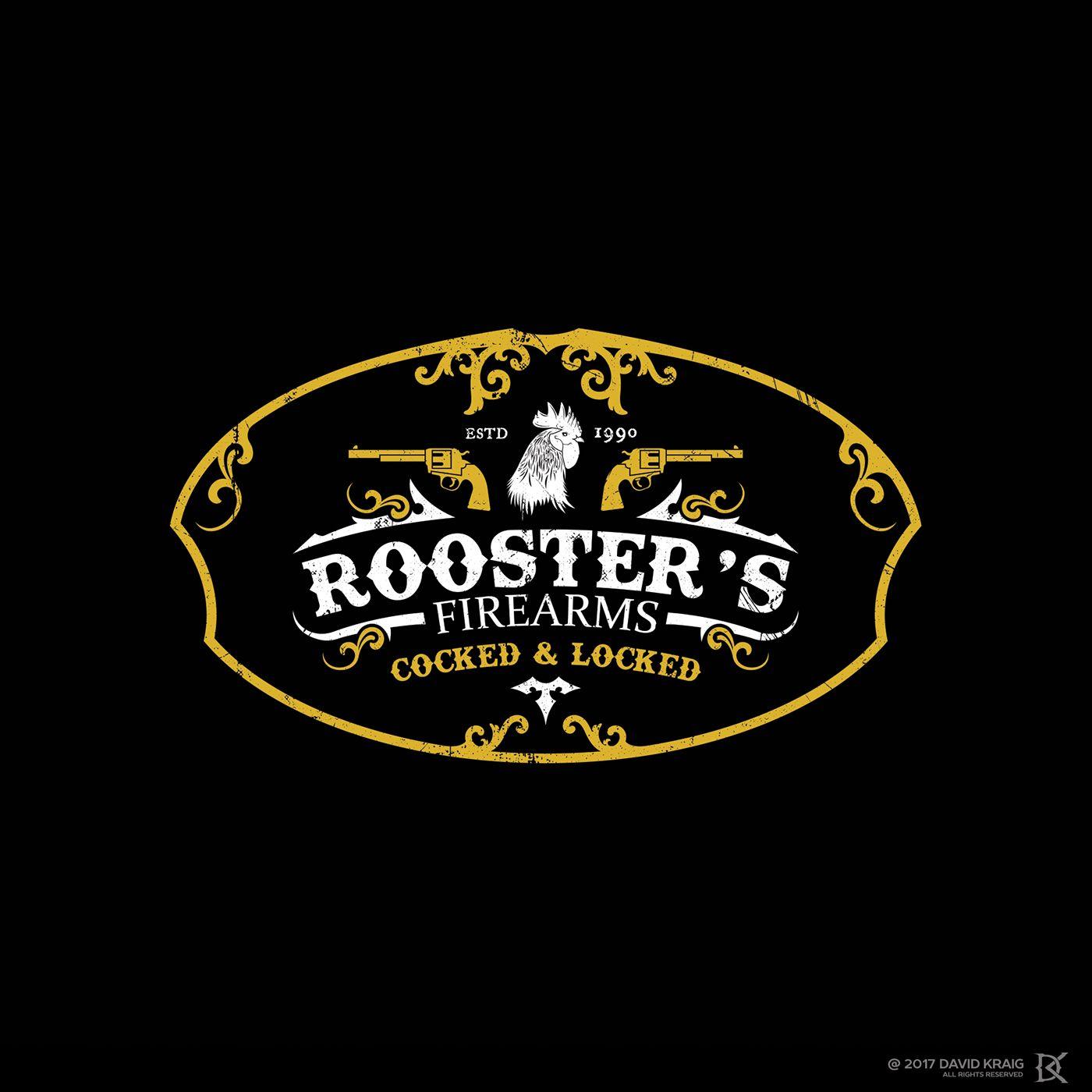 Firearms Logo - Rooster's Firearms logo