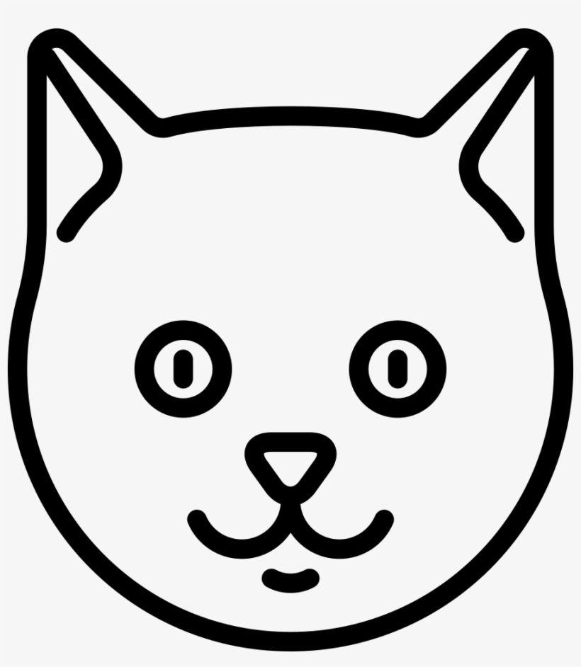 Black and White Cat Head Logo - Cat Head Vector - Cats Head Logo Png Transparent PNG - 400x400 ...